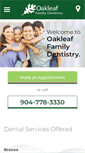 Mobile Screenshot of oakleaffamilydentistry.com